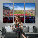 Ball State Cardinals Football Team Print - Muncie Scheumann