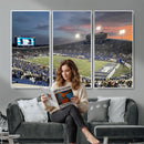 Memphis Tigers Football Team Print - Memphis Simmons Bank