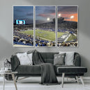 Memphis Tigers Football Team Print - Memphis Simmons Bank