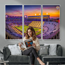 The Louisiana State University Tigers Football Team Print -