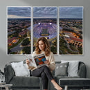 The Louisiana State University Tigers Football Team Print -