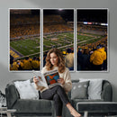 West Virginia Uni Mountaineers Football Team Print - Milan