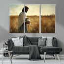 Jesus the Good Shepherd Wall Art Canvas Print -