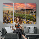 University of Wyoming Cowboys Football Team Print - Laramie