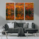 Fall Foliage Wall Art - Autumn Reflection Canvas Print, by MyGreatCanvas | Canvas Wall Art Prints | Photo Prints & Wall Decor