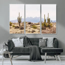 Desert Cactus Canvas Wall Art – Serene Southwestern Arizona by MyGreatCanvas | Canvas Wall Art Prints | Photo Prints & Wall Decor