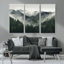 Misty Forest Canvas Print Wall Art Premium Canvas Print a