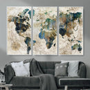 Framed Vintage World Map Wall Art – Abstract Map Canvas by MyGreatCanvas | Canvas Wall Art Prints | Photo Prints & Wall Decor