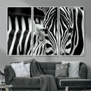 Zebra Wall Art – Zebra Close Up Wall Art – Framed Black by MyGreatCanvas | Canvas Wall Art Prints | Photo Prints & Wall Decor
