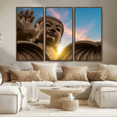 Buddha Statue and Daylight Wall Art, Buddha Statue Wall Art by MyGreatCanvas | Canvas Wall Art Prints | Photo Prints & Wall Decor