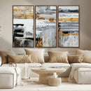 Abstract Painting Canvas Wall Art Print Paint Drip Art Brush