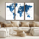 World Map Canvas Print – Framed Detailed Map of the World by MyGreatCanvas | Canvas Wall Art Prints | Photo Prints & Wall Decor