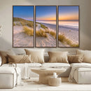 Sunrise On The Beach Wall Art Canvas Print