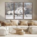 The White Horses Wall Art, Framed White Horses Wall Art
