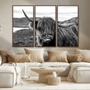 Longhorn Steer Canvas Print Wall Art, Highland Cow Canvas by MyGreatCanvas | Canvas Wall Art Prints | Photo Prints & Wall Decor