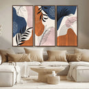 Boho Wall Art Canvas Print Set Mid-Century Prints Bohemian