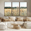 Wildflower Field Wall Art Canvas | Nature-Inspired Landscape