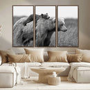 Bear and Cub Wall Art Canvas | 399 Bear Cub