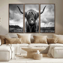 Scottish Cow Wall Art Canvas Print | Longhorn Wall Art | by MyGreatCanvas | Canvas Wall Art Prints | Photo Prints & Wall Decor