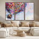 Don't Look Up Movie Canvas Wall Art - Vibrant Floating House
