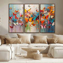 Abstract Butterfly Wall Art Canvas Print