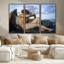 Fallen Angel Wall Art Canvas Print – Classic Art, Framed,