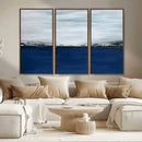 Navy Blue Abstract Wall Art Canvas Print by MyGreatCanvas | Canvas Wall Art Prints | Photo Prints & Wall Decor