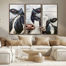 Vintage Baby and Mom Cattle Wall Art Canvas Print by MyGreatCanvas | Canvas Wall Art Prints | Photo Prints & Wall Decor