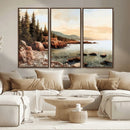 Serene Coastal View of Acadia National Park Wall Art -