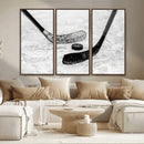 Winter Ice Hockey Sport Canvas Wall Art Print - Hockey Wall by MyGreatCanvas | Canvas Wall Art Prints | Photo Prints & Wall Decor