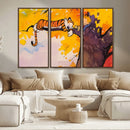 Calvin and Hobbes Tree Scene Canvas Print | 3 Panel Large by MyGreatCanvas | Canvas Wall Art Prints | Photo Prints & Wall Decor