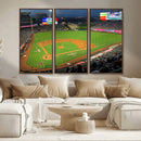 Angel Stadium Aerial Canvas Print – Los Angeles Angels