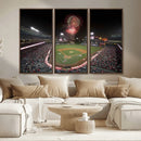 Fireworks at Angel Stadium – Los Angeles Angels Canvas