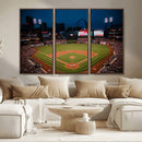St. Louis Cardinals Baseball Team Print - Busch Stadium Wall by MyGreatCanvas | Canvas Wall Art Prints | Photo Prints & Wall Decor