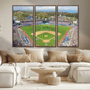 Citi Field Wall Art Print | 3-Panel New York Mets Baseball