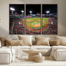 Fenway Park Wall Art Canvas Print | Large Baseball Stadium