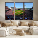 Cincinnati Reds Baseball Canvas Print - American Ball