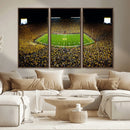 Stadium in Michigan Wall Art Canvas Print, Framed American
