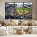 New York Yankees Baseball Team Print - Yankee Stadium Wall
