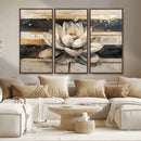Lotus Flower Wall Art – Framed Abstract Floral Canvas by MyGreatCanvas | Canvas Wall Art Prints | Photo Prints & Wall Decor