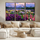 Wildflower Canvas Print – Blooming Floral Meadows with