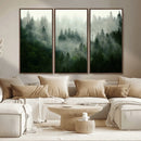 Misty Forest Wall Art – Tranquil Green Woodland Canvas by MyGreatCanvas | Canvas Wall Art Prints | Photo Prints & Wall Decor