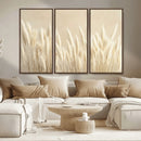 Grass Wall Art Print - Elegant Neutral Decor for Living