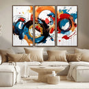 Abstract Wall Art, Rings Wall Art Canvas Print
