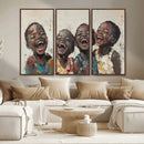 Shai Yossef Print - Joyful Childhood Canvas Wall Art -