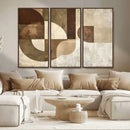 Wabi Sabi Geometric Wall Art | Abstract Modern Minimalist