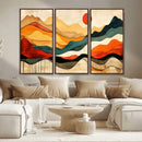 Mid Century Wall Art Print - Abstract Woodland Print - by MyGreatCanvas | Canvas Wall Art Prints | Photo Prints & Wall Decor