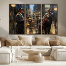 Jazz Canvas Wall Art Print – Abstract African American Music