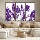 Lavender Flower Wall Art Canvas Print by MyGreatCanvas | Canvas Wall Art Prints | Photo Prints & Wall Decor