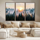 Abstract Forest Wall Art - Serene Nature Canvas Print with by MyGreatCanvas | Canvas Wall Art Prints | Photo Prints & Wall Decor